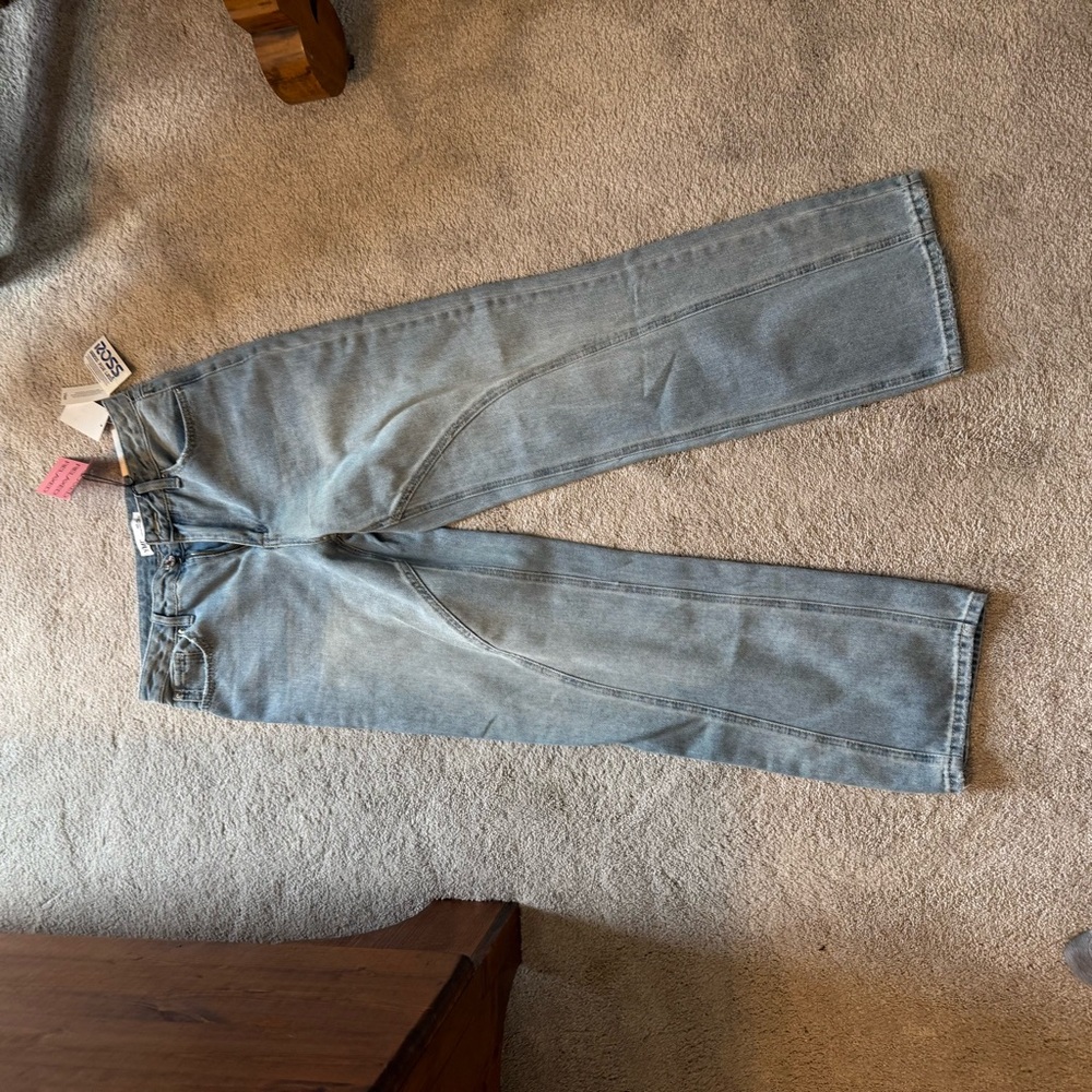 Light Blue Wide-Leg Jeans nwt